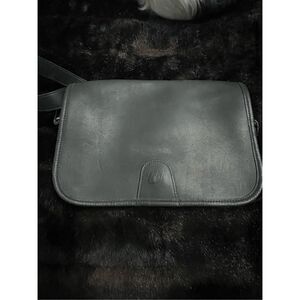 Werner's  GENUINE LEATHER FLAP SHOULDER BAG XBODY MESSENGER PURSE